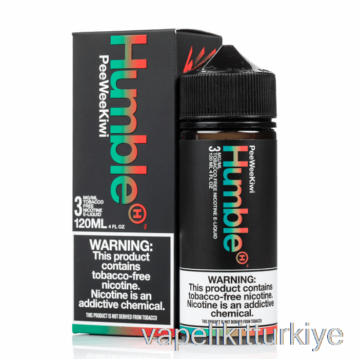 Vape Elektronik Sigara Pee Wee Kiwi - Mütevazı Meyve Suyu Co. - 120ml 0mg